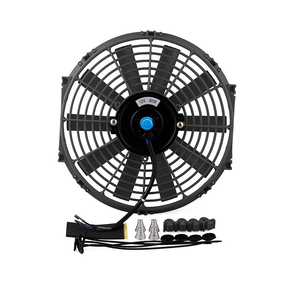 12 Inches Water Tank Cooling Fan Car Radiator Replacement for Water Tank Heat Dissipation Car